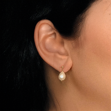 Natural Freshwater Pearl Earrings