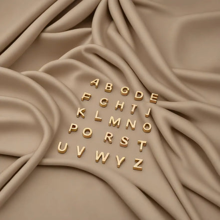 Custom Initial A-Z Cute Necklace With Heart Pendant Charm