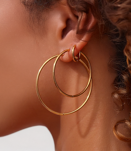 Classic Loop Hoop Earrings