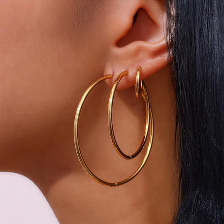 Classic Loop Hoop Earrings