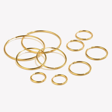Classic Loop Hoop Earrings