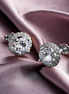 925 Sterling Silver Round Wedding Stud Earrings