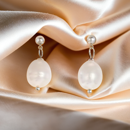 Natural Freshwater Pearl Earrings