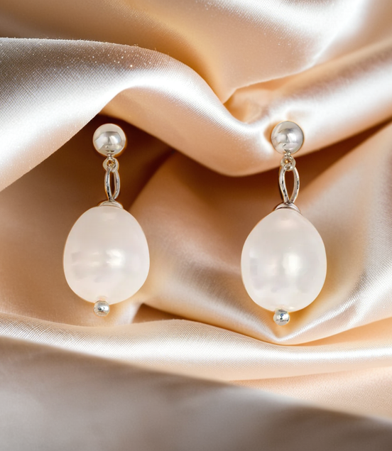 Natural Freshwater Pearl Earrings