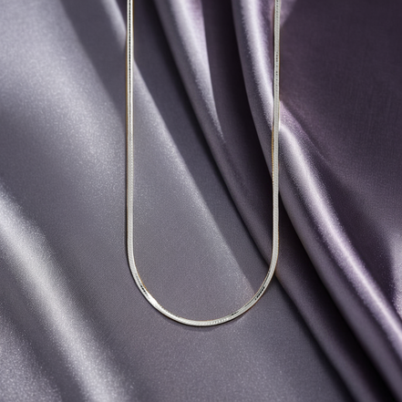 5 Stylized Classic 925 Sterling Silver Adjustable Chain Necklaces