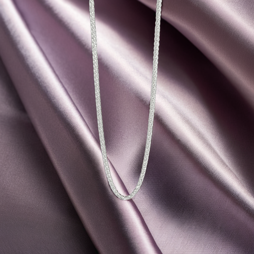 5 Stylized Classic 925 Sterling Silver Adjustable Chain Necklaces