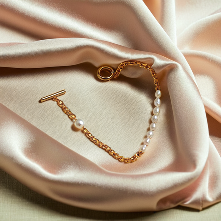 Elegant Pearl Bead Bracelet