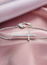 925 Sterling Silver Cross Religious Adjustable Bracelet Chain