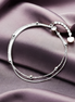 925 Sterling Silver Chain Bracelet With Beads